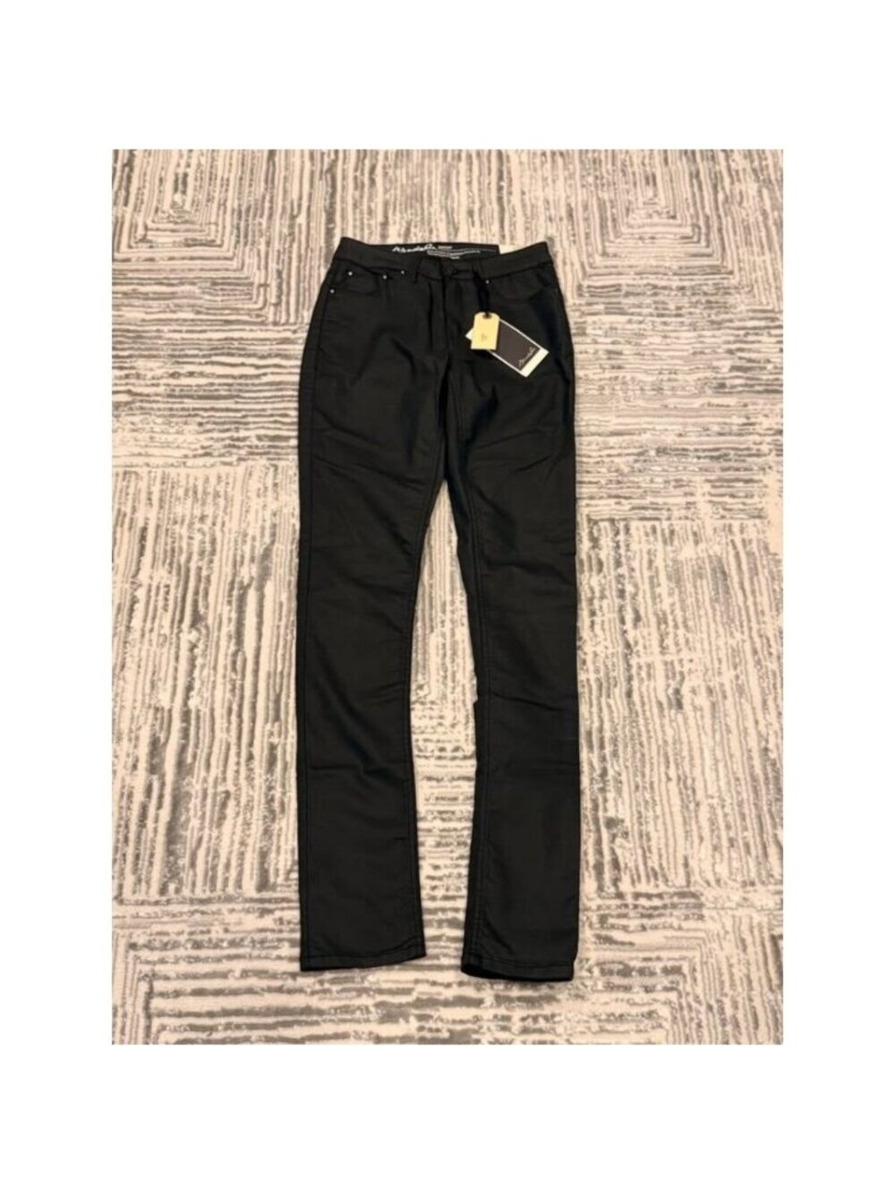 NEW BlendShe women's 27" (32" inseam) Black Mid Rise Slim jeans